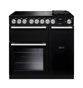 Rangemaster Nexus 90 NEX90EIPCBL/CM1 - Charcoal Black Induction Range Cooker - 90cm 5 Zone - A Energy