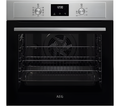 AEG BEX335011M - Stainless Steel Single Oven - 72L - A Energy