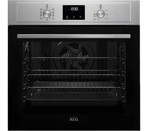 AEG BEX335011M - Stainless Steel Single Oven - 72L - A Energy
