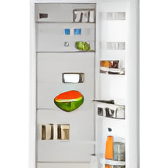 Bosch KIR81VFE0G - White 310L Integrated Larder Fridge - Super Cooling - E energy