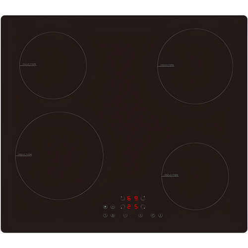Cata UBIND60MT - Black 4 Zone Induction Hob - 60cm