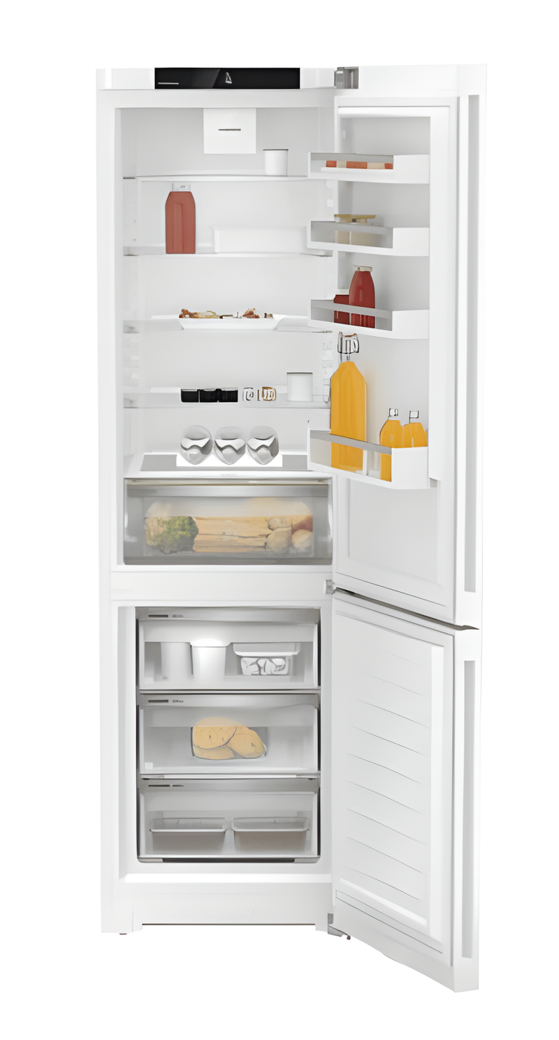 Liebherr CND5703 - White Freestanding Frost Free Fridge Freezer - D energy