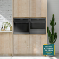Caple C2601GM - Gun Metal Pyrolytic Single Oven - 67 Litre Capacity - A Energy Rating