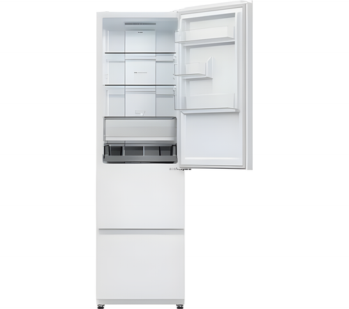 HAIER HTR3518ENMWK - White 60/40 Fridge Freezer - 303L - E Energy