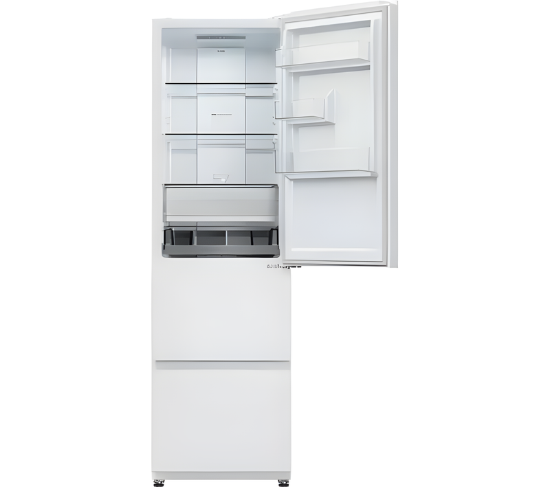 HAIER HTR3518ENMWK - White 60/40 Fridge Freezer - 303L - E Energy