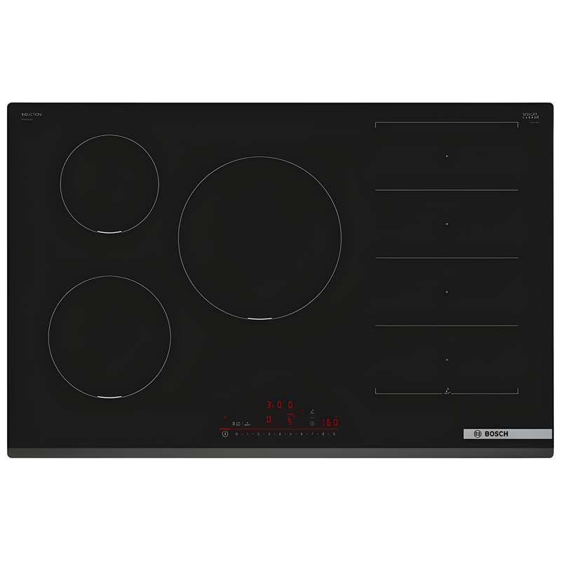 Bosch PXV831HC1E - Black 5 Zone Induction Hob