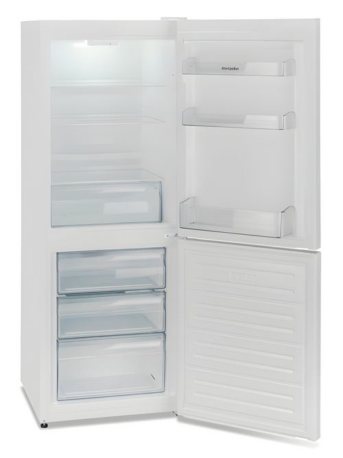 Montpellier MFF155EW - White Freestanding 60/40 Frost Free Fridge Freezer - E energy