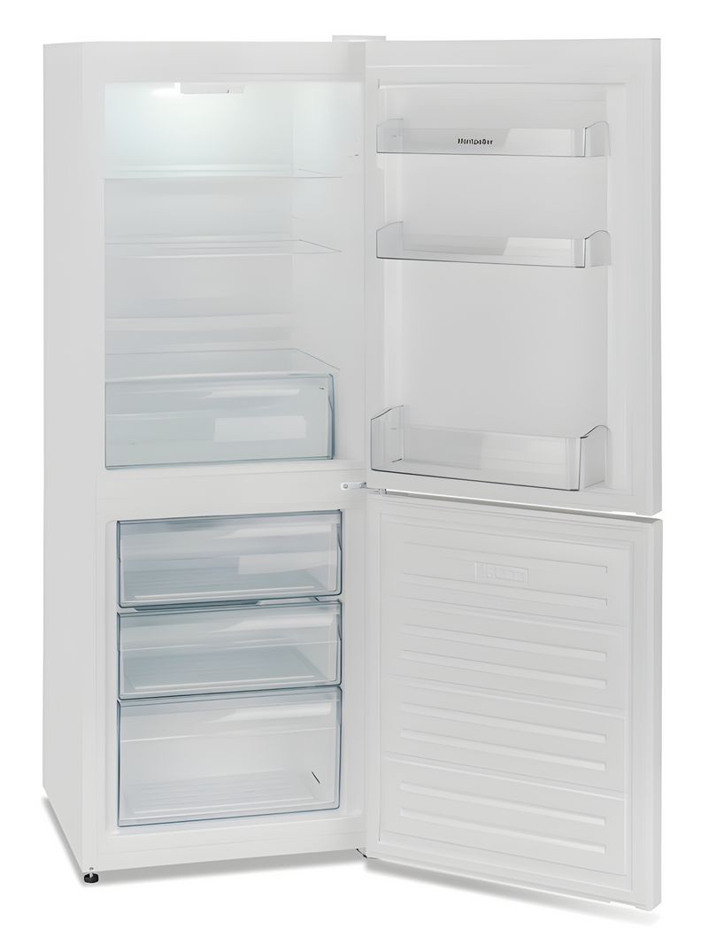 Montpellier MFF155EW - White Freestanding 60/40 Frost Free Fridge Freezer - E energy