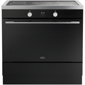 Belling RCA VISION SGL 90Ei BSS 444412042 - Black 90cm Induction Range Cooker - 133L - A Energy