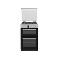 Teknix TKGD60X - Stainless Steel Double Oven Gas Cooker - 60cm - A Energy Efficiency