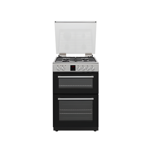 Teknix TKGD60X - Stainless Steel Double Oven Gas Cooker - 60cm - A Energy Efficiency