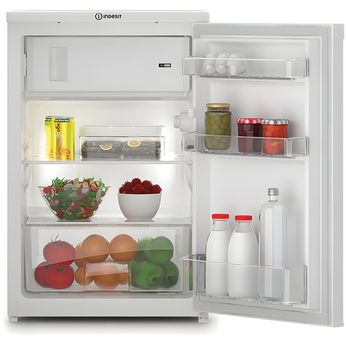 Indesit I55V1 112W UK - White Under Counter Fridge with Ice Box - 114 Litres - E Energy Rating