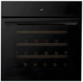 Caple WC6100BG - Black Glass Wine Cooler - 30 Bottles - G Rated