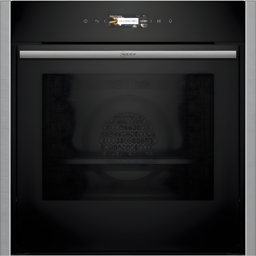 Neff N70 Slide and Hide B54CR31N0B - Stainless Steel Single Oven - 71L Capacity - A+ Energy Rating