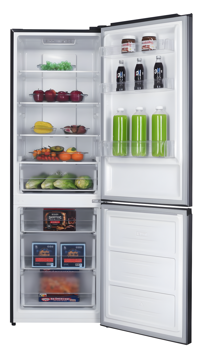 IceKing IK400IX - Inox Fridge Freezer - 400L Total No Frost - E Energy