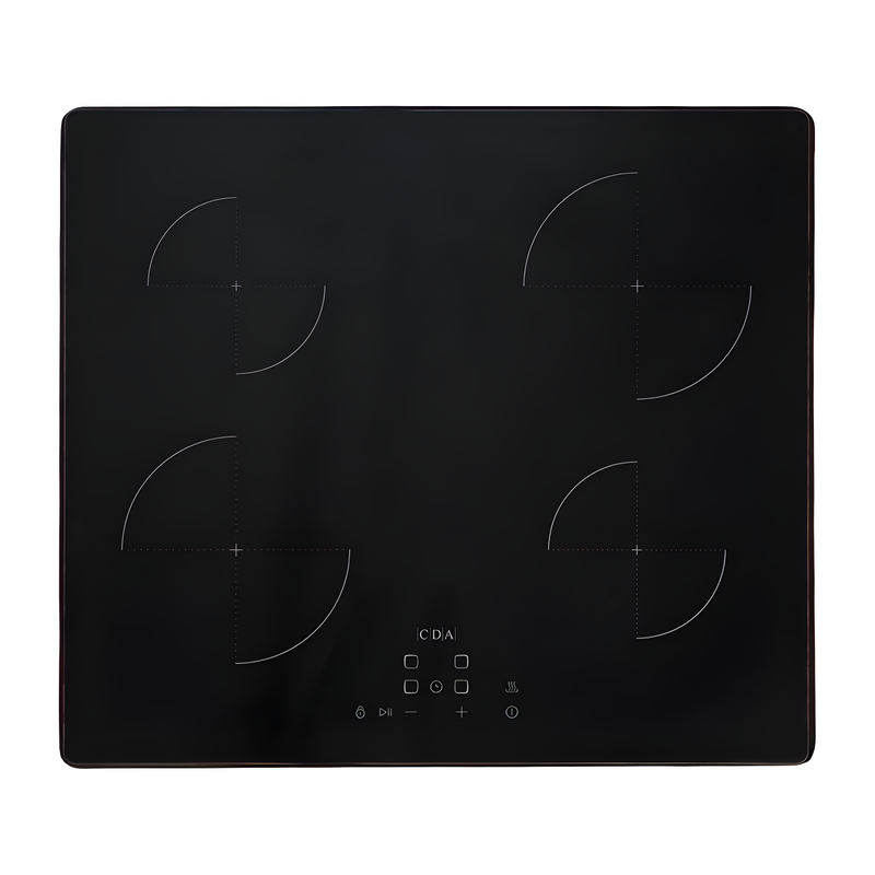 CDA SCN060FR - Black 4 Zone Induction Hob - Touch Control