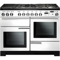 Rangemaster PDL110DFFWH/C - White Range Cooker - 146L Dual Fuel - A Rated