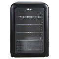 Teknix UC255LRGB - Black Under Counter Glass Door Fridge - 115L Capacity - F Energy