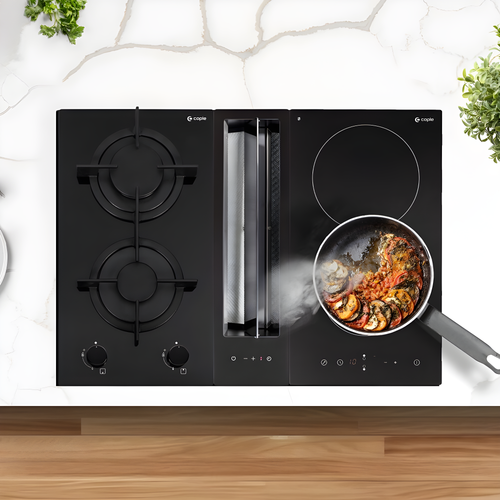 Caple PLASDD523BK - Black Downdraft Extractor - 1000 m3/h - A++ energy