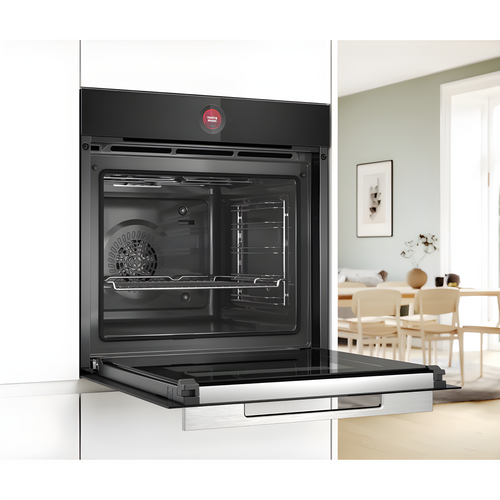 Bosch HBG7741B1B - Black Built in Electric Single Oven - Pyrolytic cleaning - A+ energy
