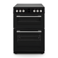 Montpellier MDOC60FK - Black 4 Zone Electric Cooker - A/A energy