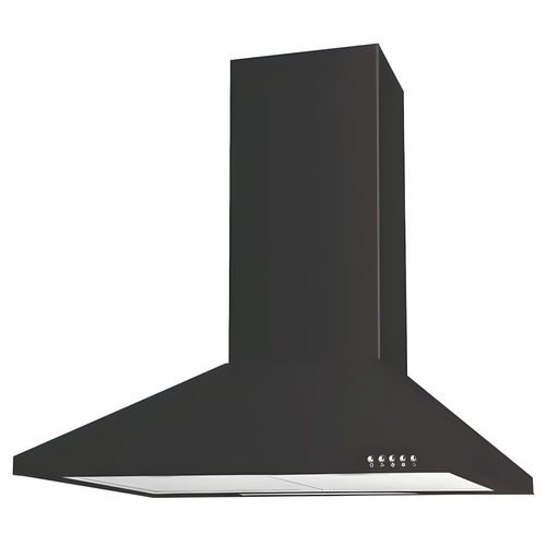 Cata UBSCH70BK - Black 70cm Chimney Extractor - 345m³/hr - B Energy