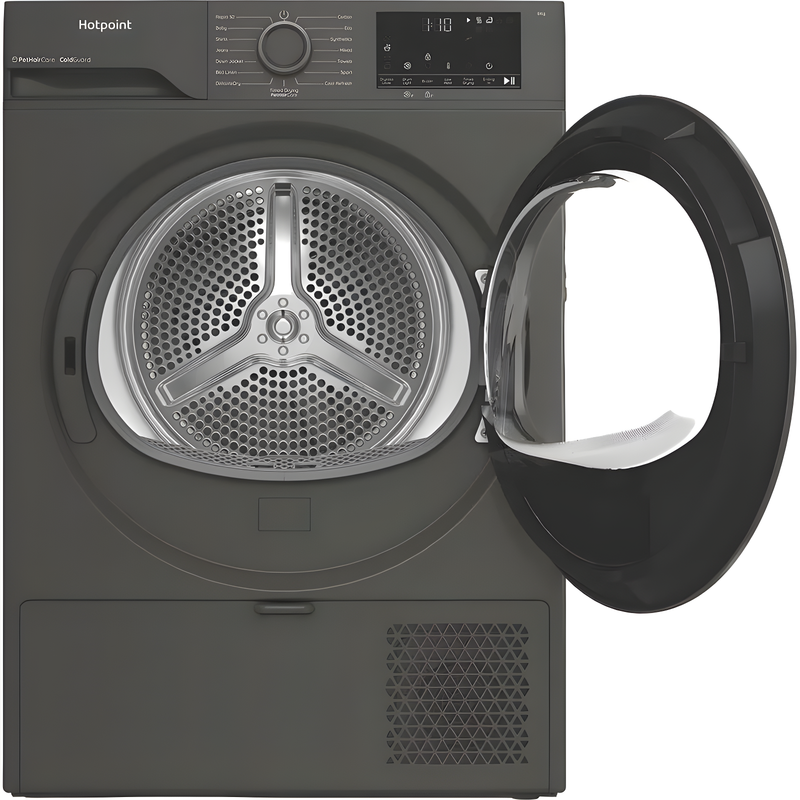 Hotpoint C HSD 83M GG UK - Grey Tumble Dryer - 8KG - D Energy