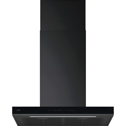 AEG GB87D71CB - Black Chimney Cooker Hood - 70cm - A+ Energy