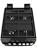 Teknix TKGD50B - Black 50cm Freestanding Gas Cooker - Double Oven & 4 Burner Hob - A+ Energy Rated