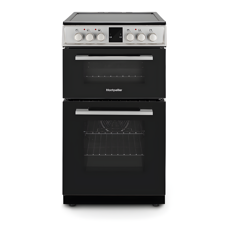 Montpellier MDOC50FS - Silver 4 Zone Electric Cooker - A Rated