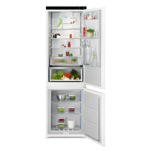 AEG NSC7C181DS - White 248L 70/30 Integrated Fridge Freezer - Frost Free - D Energy