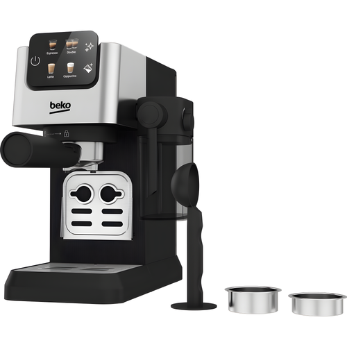 Beko CEP5304X - Stainless Steel Coffee Machine - Integrated Milk Jug - 15 Bar