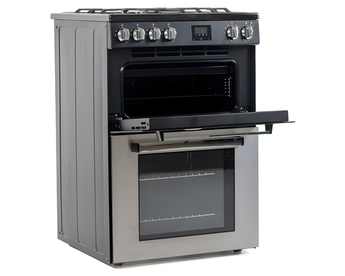 Tesla TMRDF60SS - Stainless Steel Dual Fuel Range Cooker - 68L+31L - A+ Energy