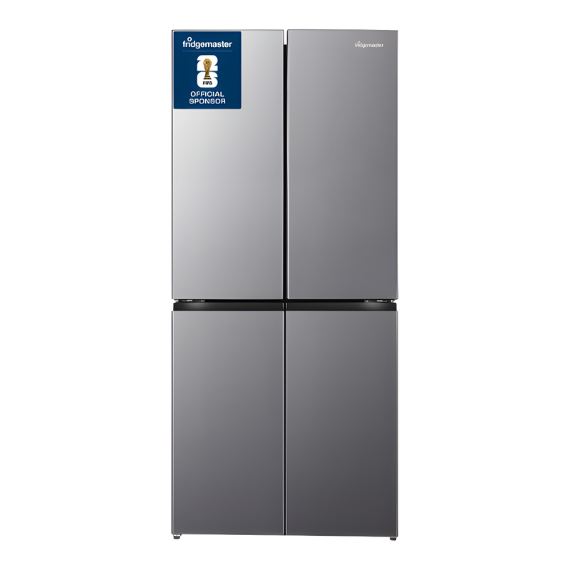 Fridgemaster MQ79395ES - Silver American Fridge Freezer - 427L Capacity - E Energy Rating