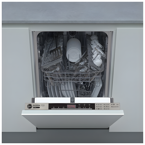 Hoover HDIH 2T1047-80 - Slimeline Integrated Dishwasher - E energy