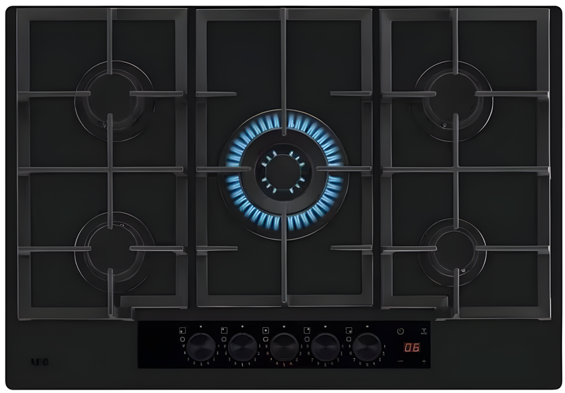 AEG HKB75341NL - Matt Black 75cm Gas Hob - 5 Burners