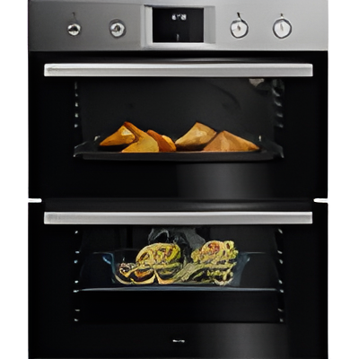 AEG OU5NU20M - Stainless Steel Built-Under Electric Double Oven - A Energy