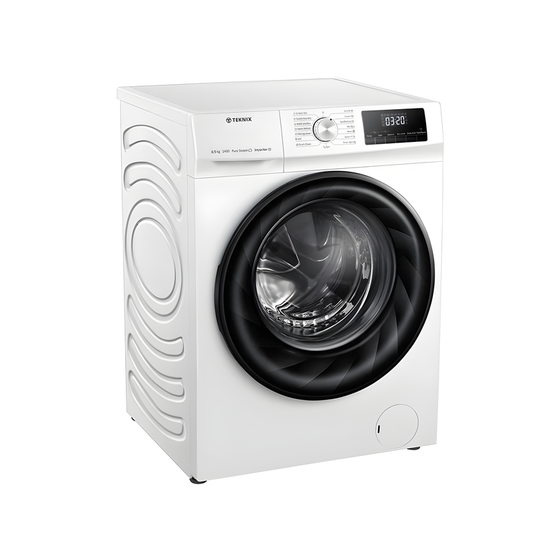 Teknix TK2WD8514HW - White 8KG/5KG Washer Dryer - Freestanding - 2 Year Warranty