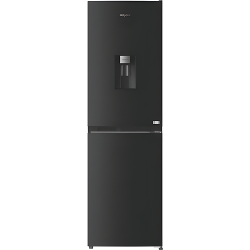 Hotpoint HPKF 3241W XR4UK - Black Steel Fridge Freezer - 50/50 Frost Free - E Energy