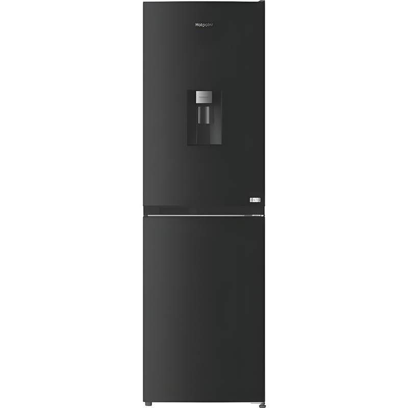 Hotpoint HPKF 3241W XR4UK - Black Steel Fridge Freezer - 50/50 Frost Free - E Energy