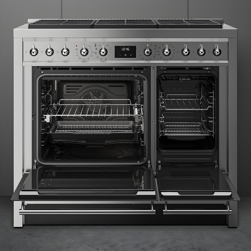 SMEG A10G002PTX - Stainless Steel Range Cooker - 6 Cooking Zones - A energy
