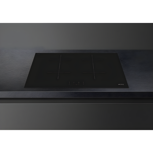 Smeg SIB2741D - Black 75cm Induction Hob - 4 Cooking Zones