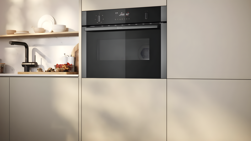 Neff C1AMG84G1B - Graphite-Grey Built-in Microwave - 44L Capacity