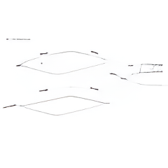 Caple C4061G - Stainless Steel 4 Burner 58cm Gas Hob - LPG - 4kW Triple Ring Burner