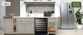 Willow WBC98SS - Stainless Steel 98L Wine Cooler - Undercounter, Triple Glazed Door - E Energy Rating