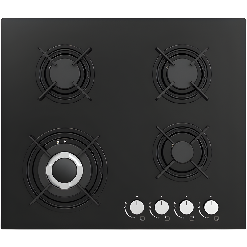 Cata UBGHJ607 - Black 4 Zone Gas Hob
