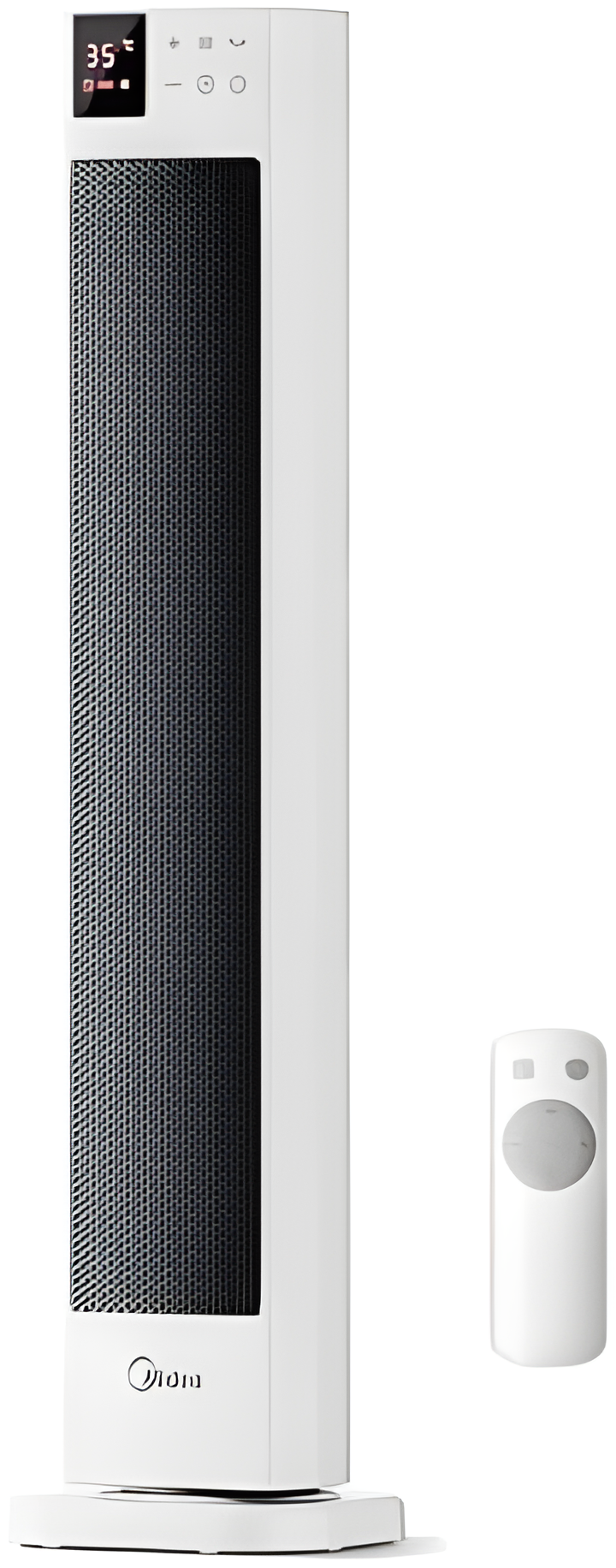 Midea NTH20-22GR - White 2000W PTC Tower Heater - 75° Oscillation - 24H Timer