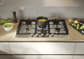 Hoover HGH75WC3X - Stainless Steel 75cm Gas Hob - 5 Burners - 4kW Wok Burner