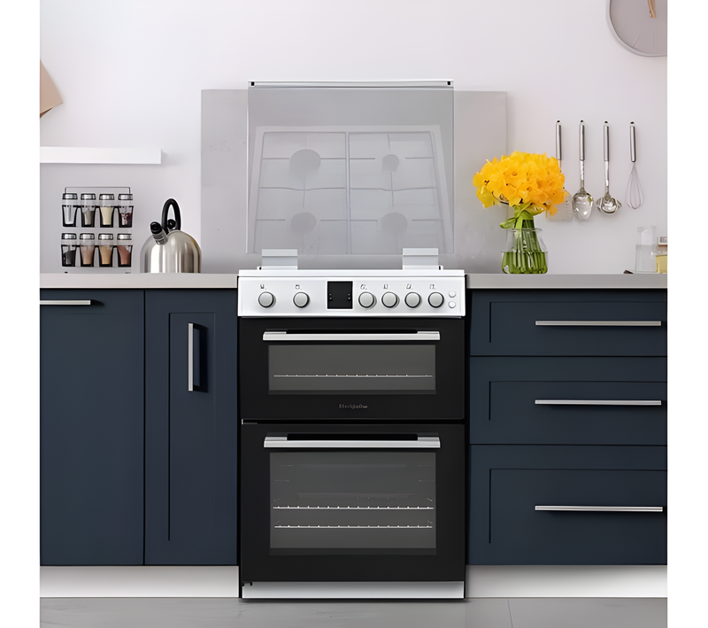 Montpellier MDOG60LW - White 4 Zone Cooker - A/A+ energy