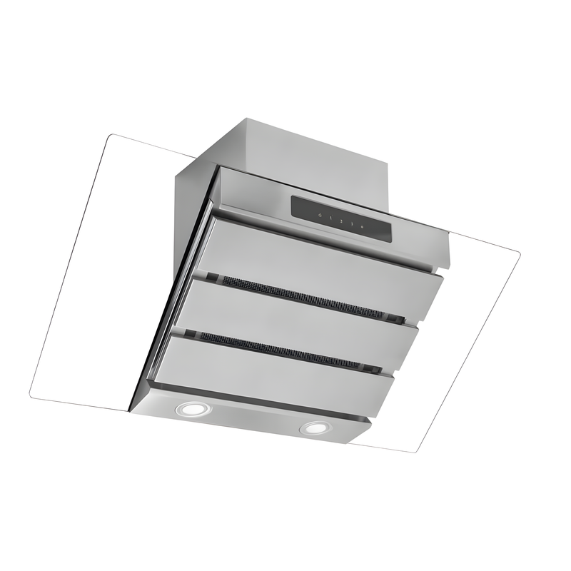 Caple SP912SS - Stainless Steel 90cm Wall Chimney Hood - 612m3/hr - A Energy Rating
